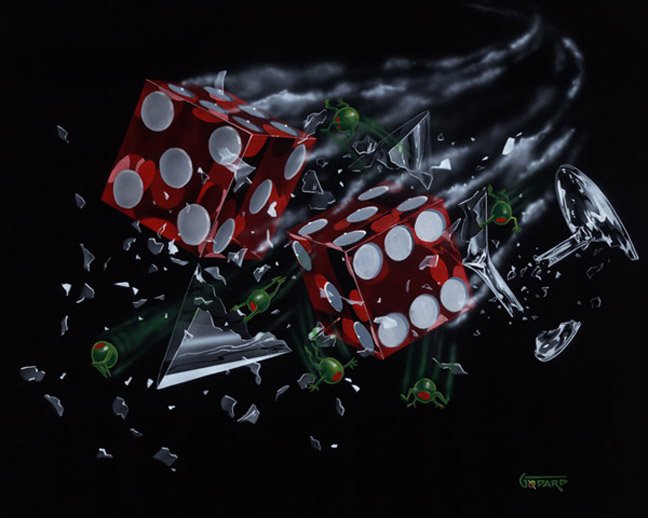 " SHATTERED ROLL "
Michael Godard " SHATTERED ROLL "
Michael Godard signed and numbered giclee canvas